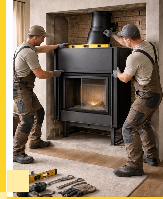 Установка каминных топок в Тайшете под ключ от 18693 р. | ЭриданТшт