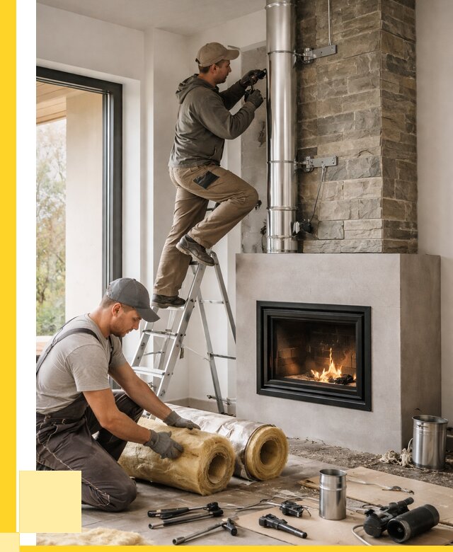 Монтаж дымоходов для каминов в Тайшете от 15578 р. ЭриданТшт