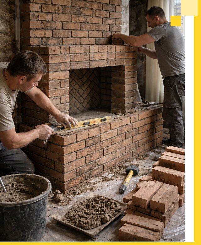 Изготовление и установка кирпичных каминов в Тайшете