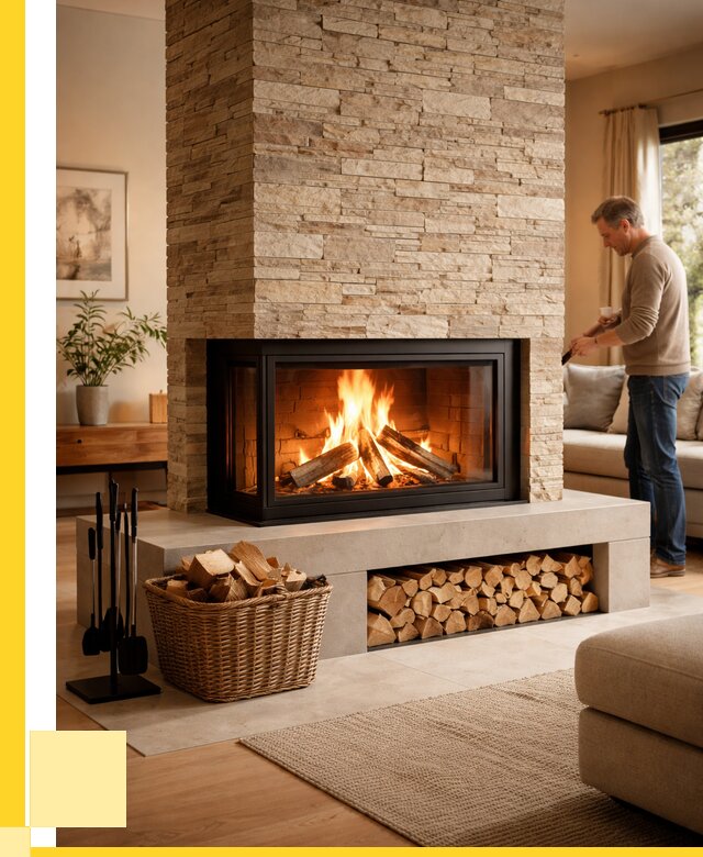 Дровяной камин под ключ в Тайшете от 207700 р. | ЭриданТшт