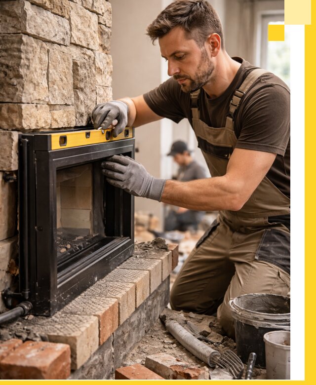 Дровяные камины под ключ в Тайшете: монтаж, обустройство