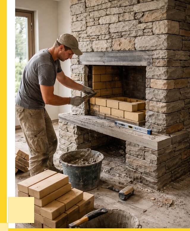 Кладка каминов и камина в Тайшете от 25963 р. ЭриданТшт