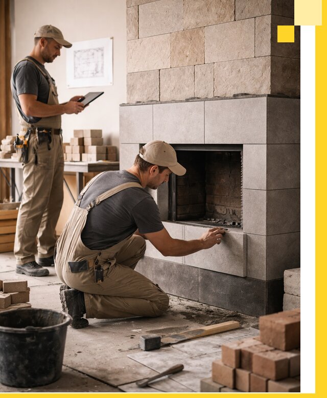 Индивидуальные проекты каминов и каминных систем в Тайшете