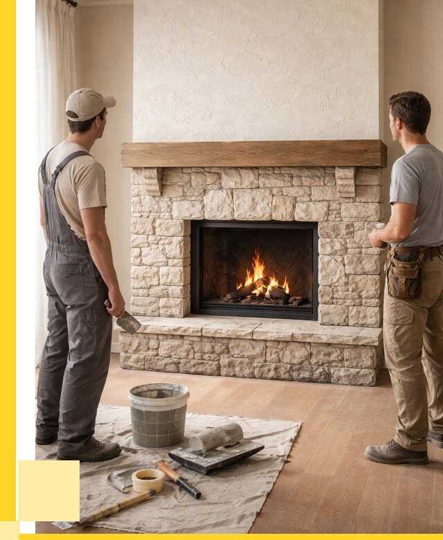 Отделка каминов в Тайшете от 6750 р. под ключ | ЭриданТшт