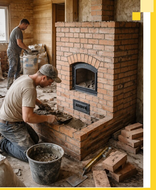 Профессиональное строительство печей в Тайшете под ключ