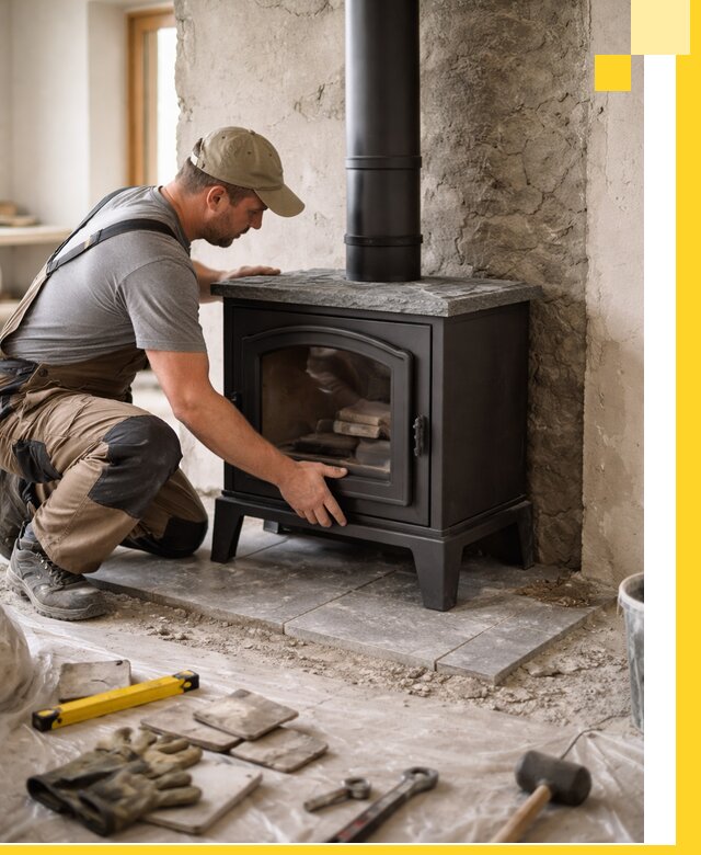 Профессиональный монтаж печей и каминов в Тайшете под ключ