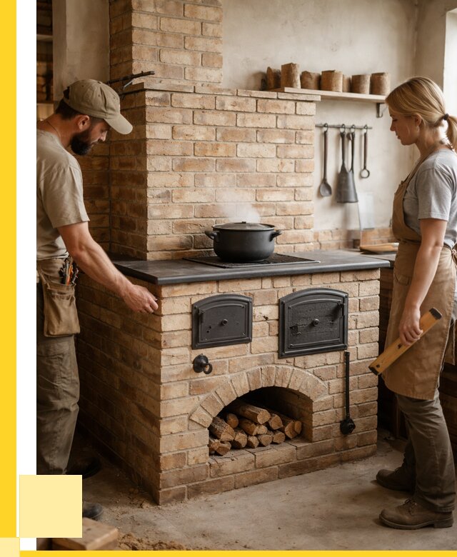 Варочно отопительные печи в Тайшете от 93465 р. | ЭриданТшт