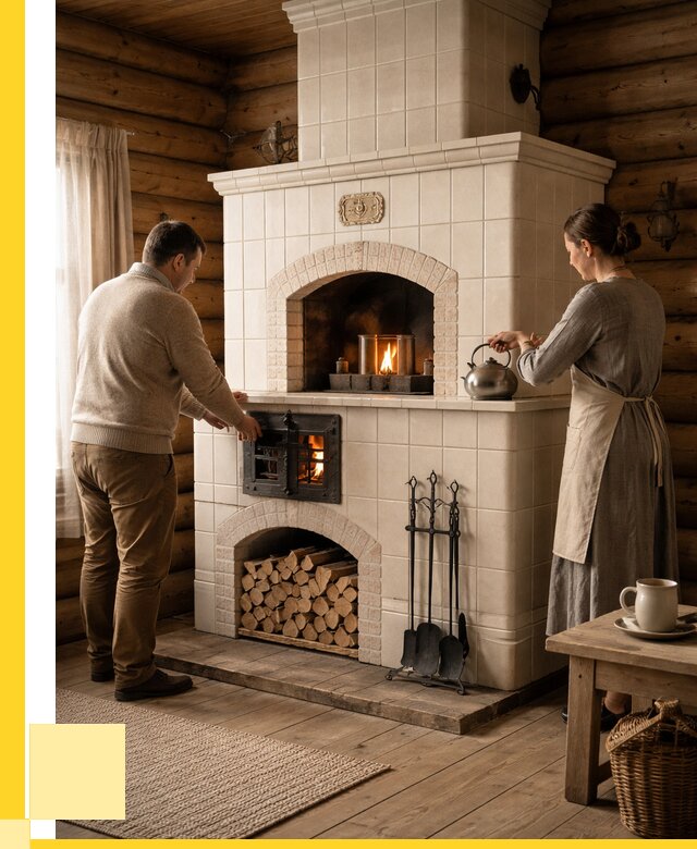 Русские печи в Тайшете: установка от 155775 р. ЭриданТшт