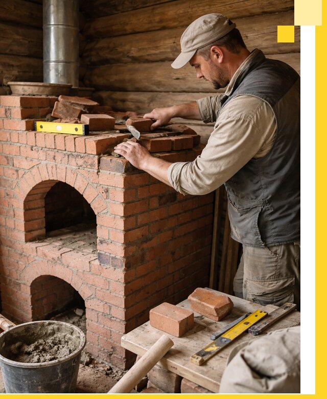 Изготовление и установка русских печей в Тайшете под ключ