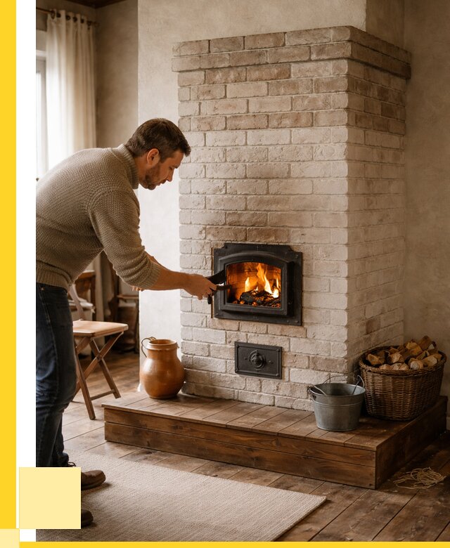 Печь голландка из кирпича в Тайшете от 88273 р. | ЭриданТшт