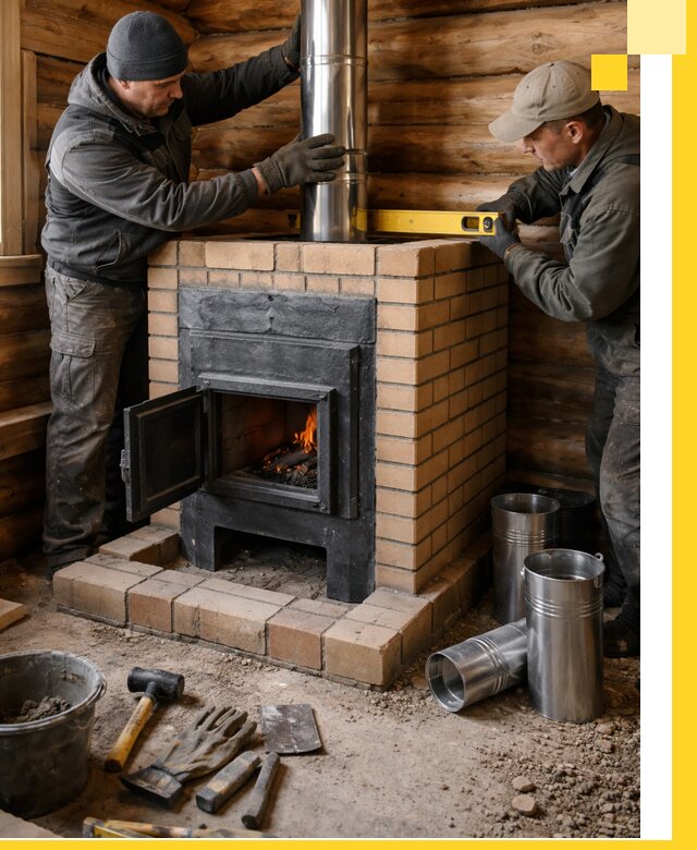 Проектирование, изготовление и установка банных печей в Тайшете