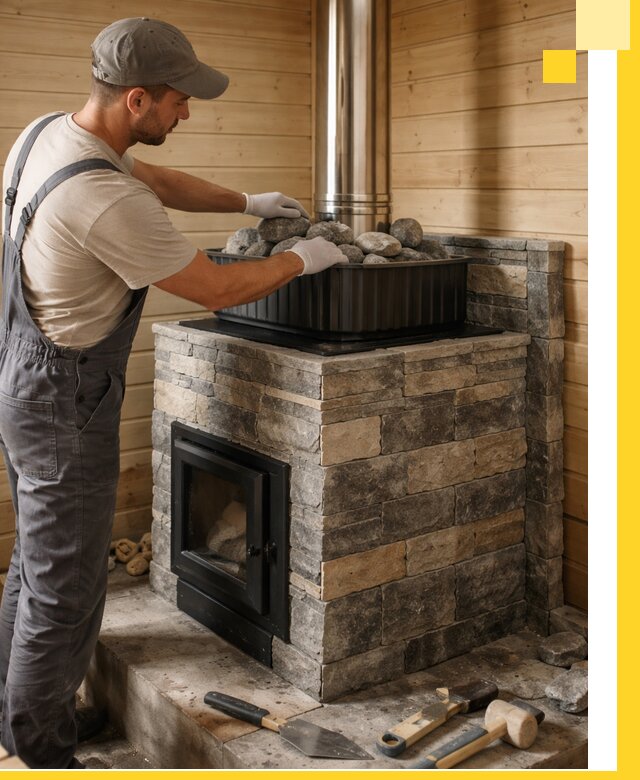 Печи для парной в Тайшете, производство, монтаж и обслуживание