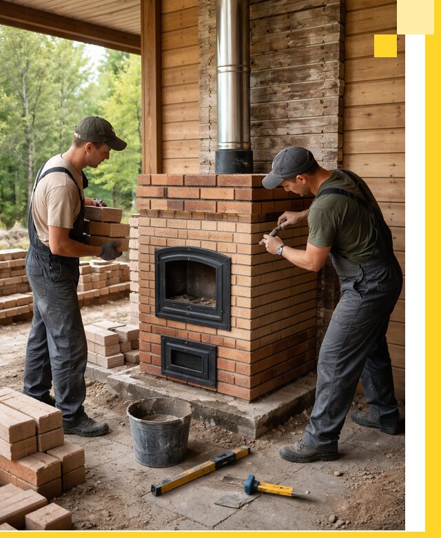 Производство и установка дачных печей под ключ в Тайшете