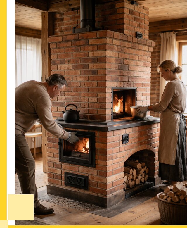 Печи для загородного дома под ключ в Тайшете от 83080 р. | ЭриданТшт