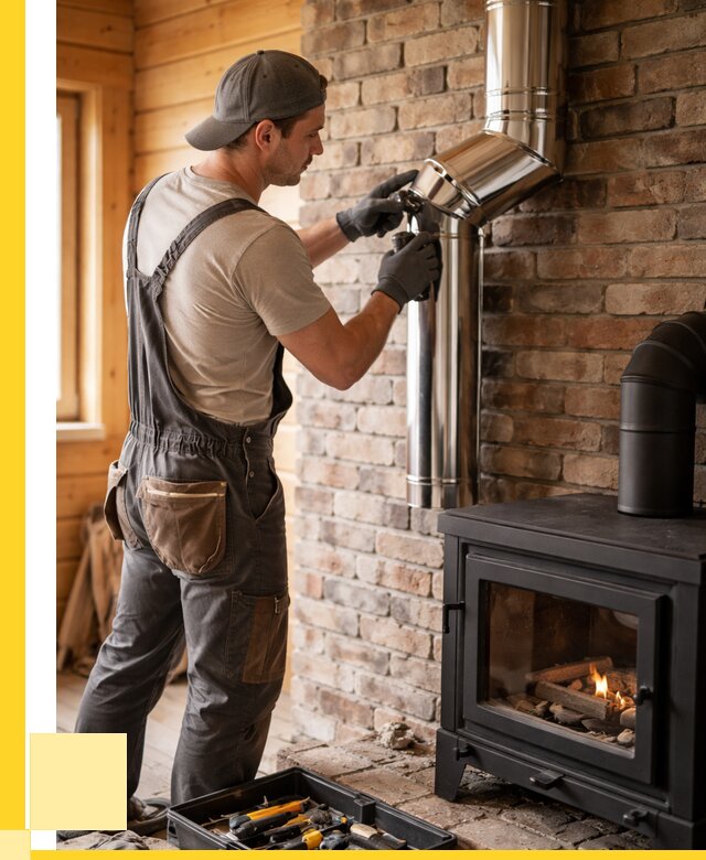 Монтаж дымоходов для печей в Тайшете от 7789 р. | ЭриданТшт