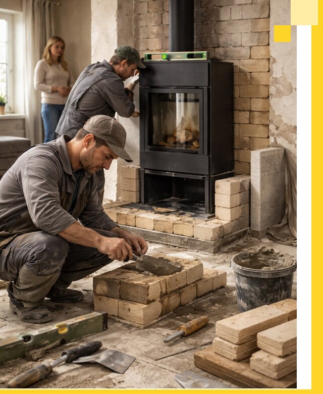 Печи и камины под ключ: проект, установка в Тайшете