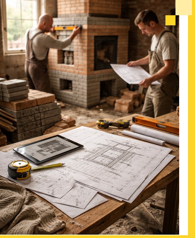 Проекты печей и каминов с индивидуальным дизайном в Тайшете