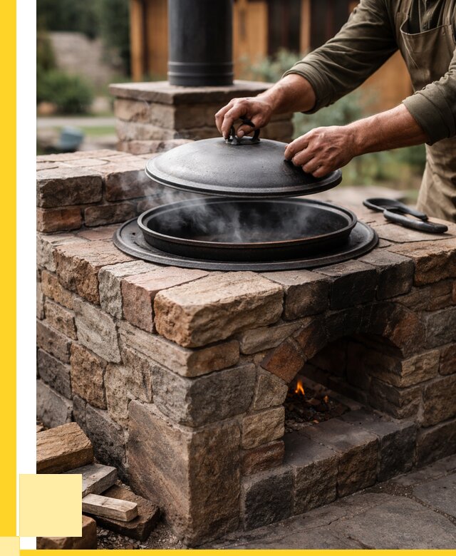 Печи для казана в Тайшете по цене от 18693 р. | ЭриданТшт