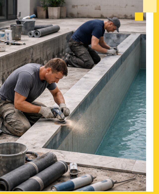 Профессиональный ремонт бассейнов под ключ в Тайшете