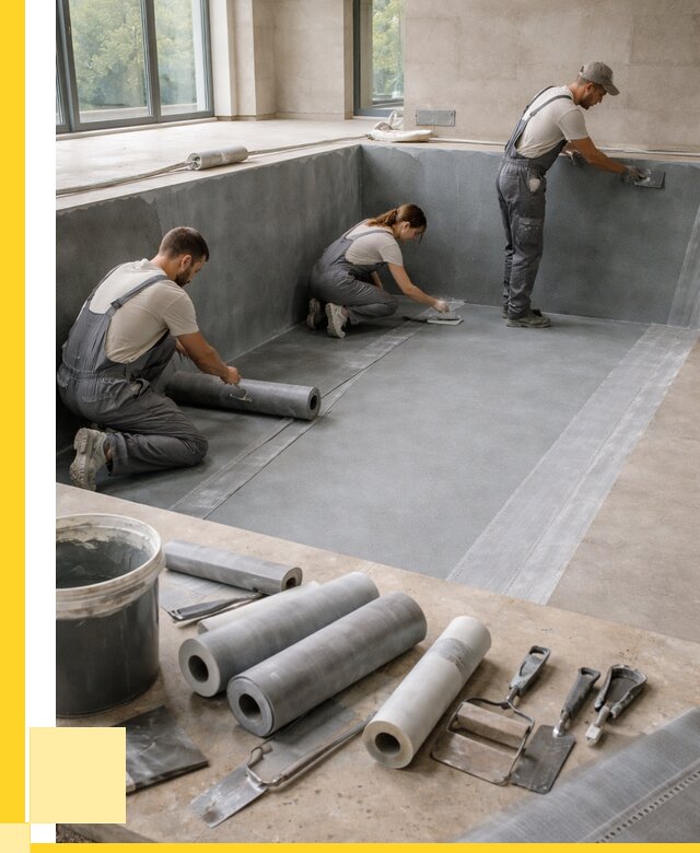 Гидроизоляция бассейнов в Тайшете от 2077 р., ЭриданТшт