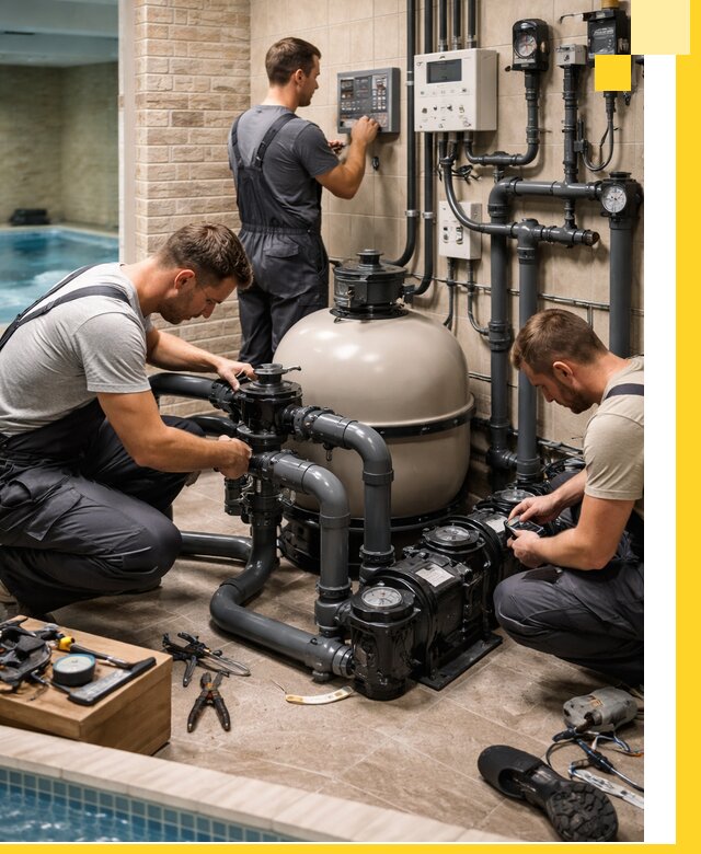 Комплексное оборудование для бассейнов под ключ в Тайшете