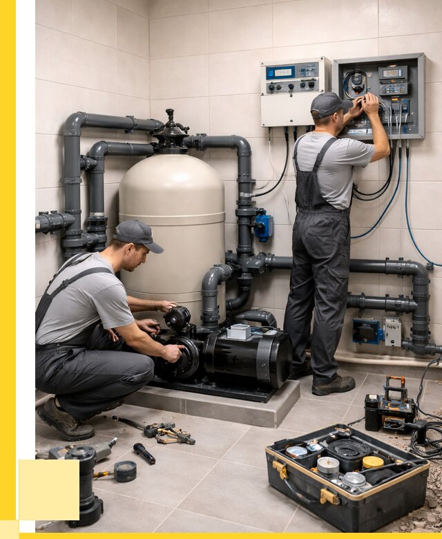 Монтаж оборудования для бассейнов в Тайшете от 41540 р. | ЭриданТшт