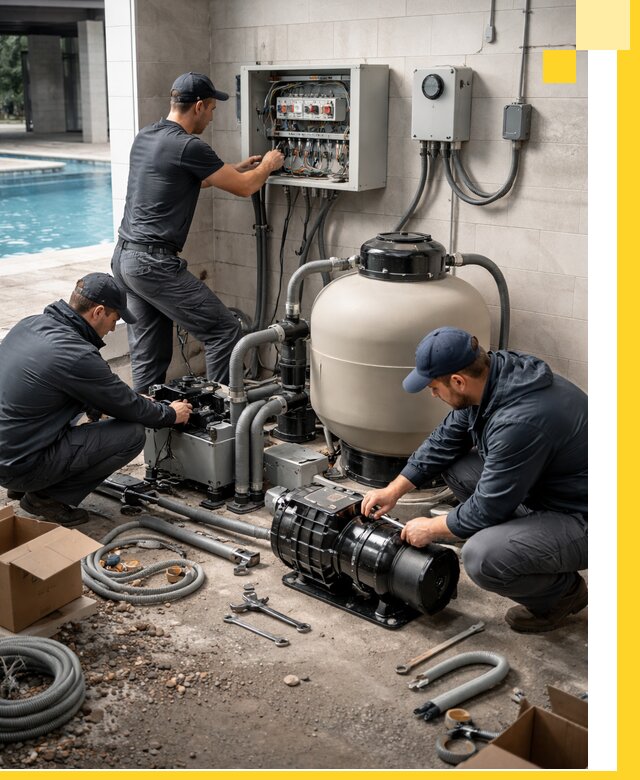 Профессиональный монтаж оборудования для бассейнов в Тайшете