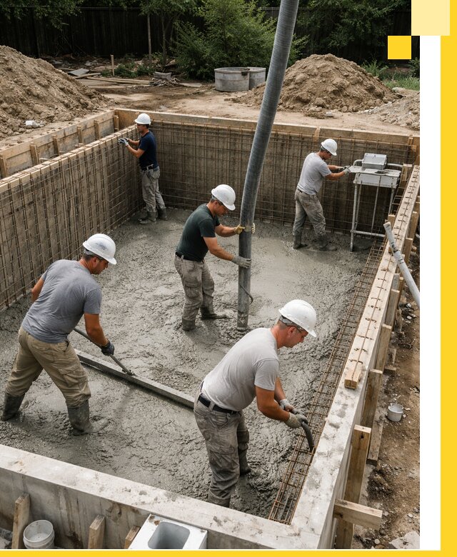 Строительство бетонных бассейнов под ключ в Тайшете