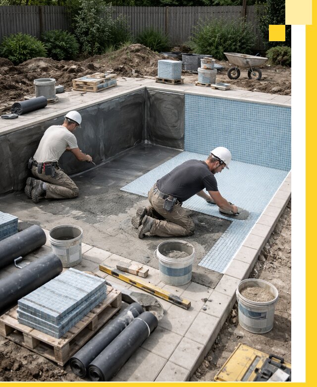 Проектирование и строительство стационарных бассейнов в Тайшете