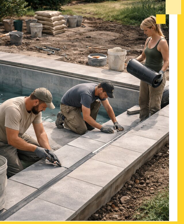 Строительство и монтаж уличных бассейнов под ключ в Тайшете