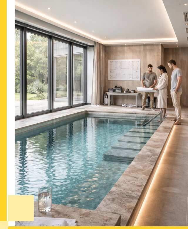 Закрытые бассейны под ключ в Тайшете от 2596250 р. | ЭриданТшт