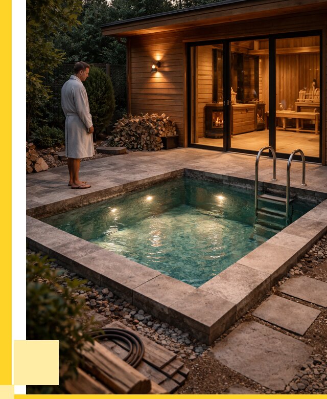 Бани с бассейном под ключ в Тайшете от 98658 р. | ЭриданТшт