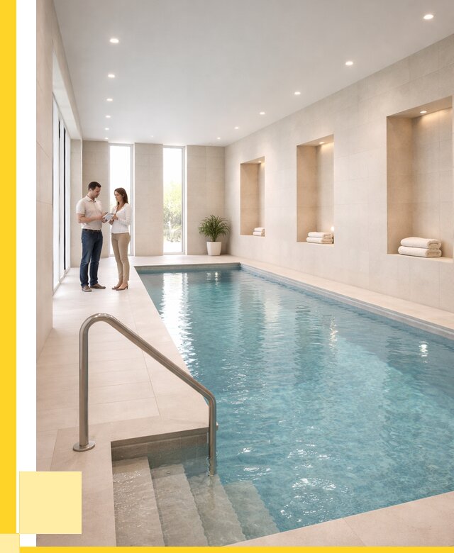 Бассейны в помещении под ключ в Тайшете от 1557750 р. | ЭриданТшт