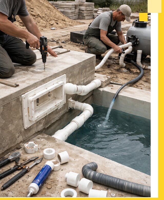 Строительство скиммерных бассейнов под ключ в Тайшете