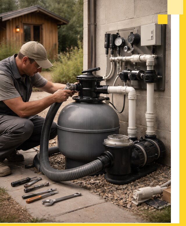 Продажа и монтаж фильтров и насосов для бассейнов в Тайшете