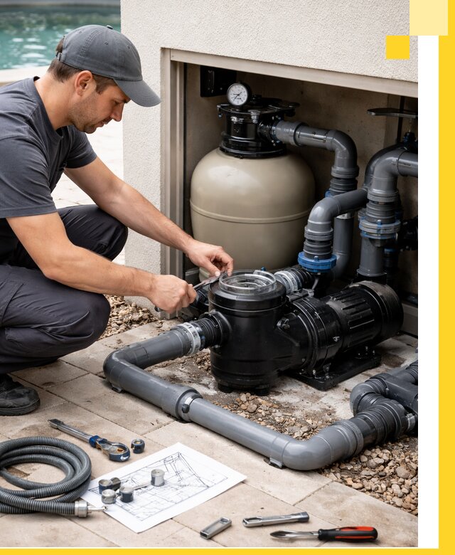 Поставка, монтаж и сервис насосов для бассейнов в Тайшете