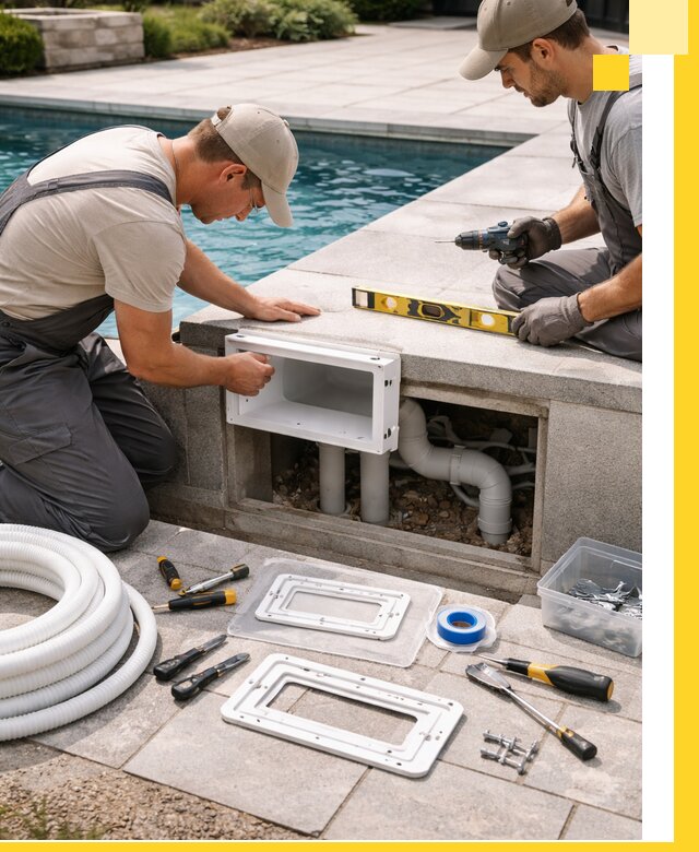 Поставка и установка скиммеров для бассейнов в Тайшете