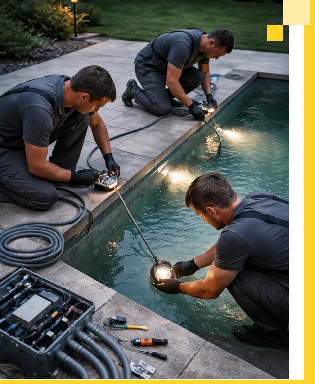 Профессиональное освещение бассейнов в Тайшете: дизайн и монтаж