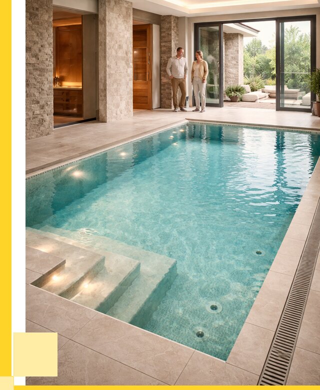 Бассейн во дворе в Тайшете: проект, отделка от 1246200 р. | ЭриданТшт