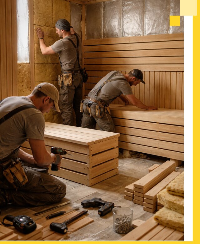 Профессиональное строительство саун под ключ в Тайшете