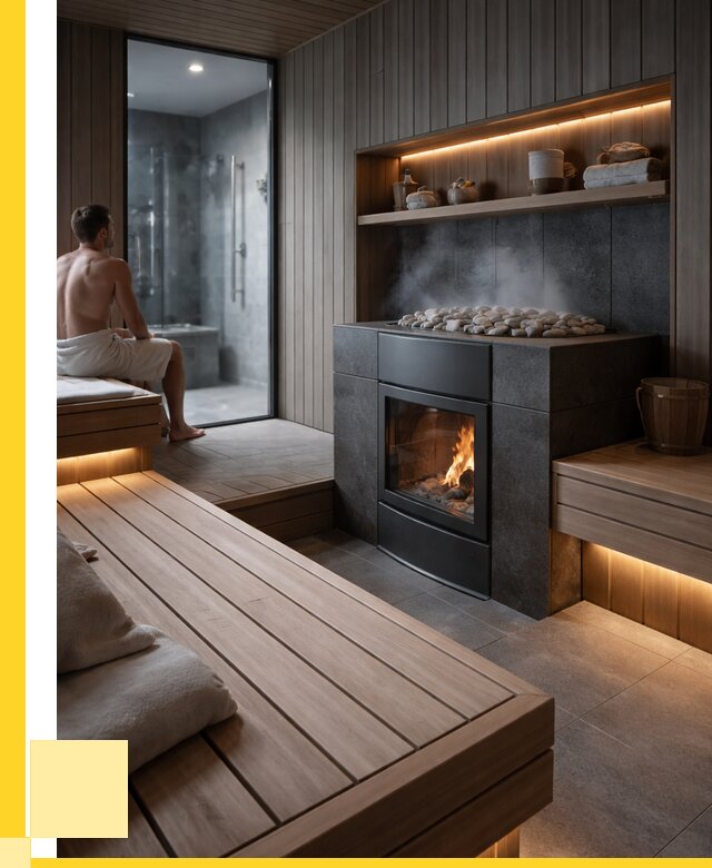 Проект сауны в частном доме в Тайшете от 36348 р. | ЭриданТшт