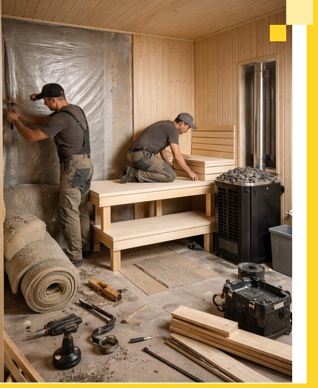 Проекты саун под ключ в Тайшете дизайн и строительство