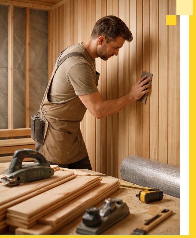 Профессиональная отделка саун и парных под ключ в Тайшете