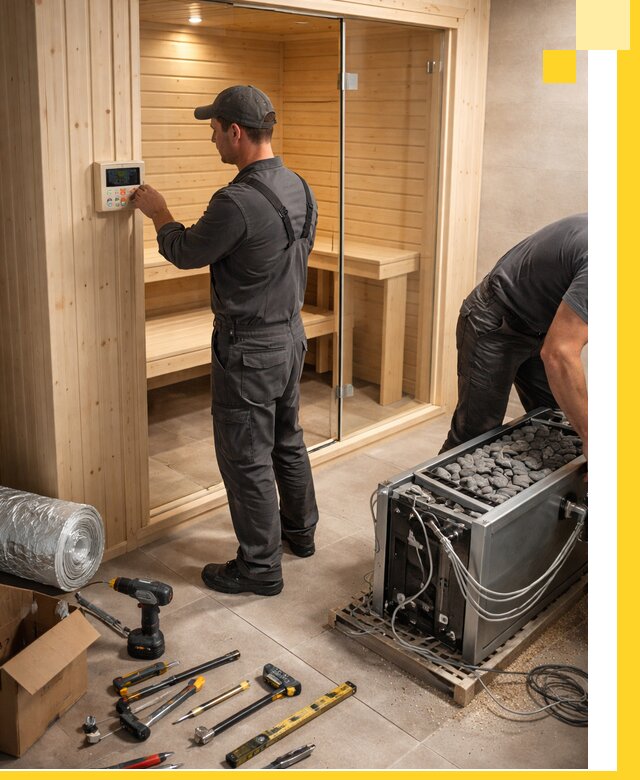 Поставка, установка и монтаж электрических саун в Тайшете