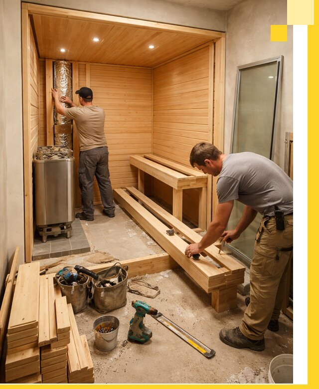 Проектирование и установка домашних саун под ключ в Тайшете