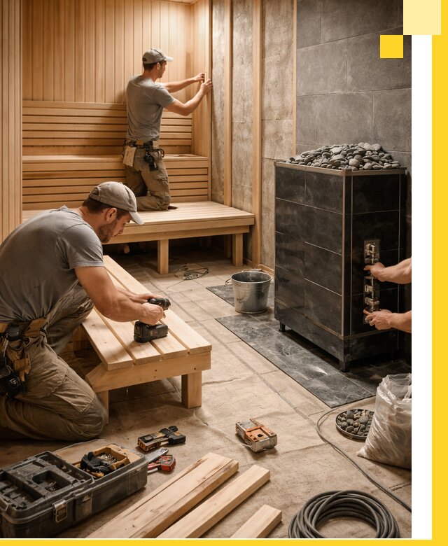 Дизайн и строительство интерьерных саун под ключ в Тайшете