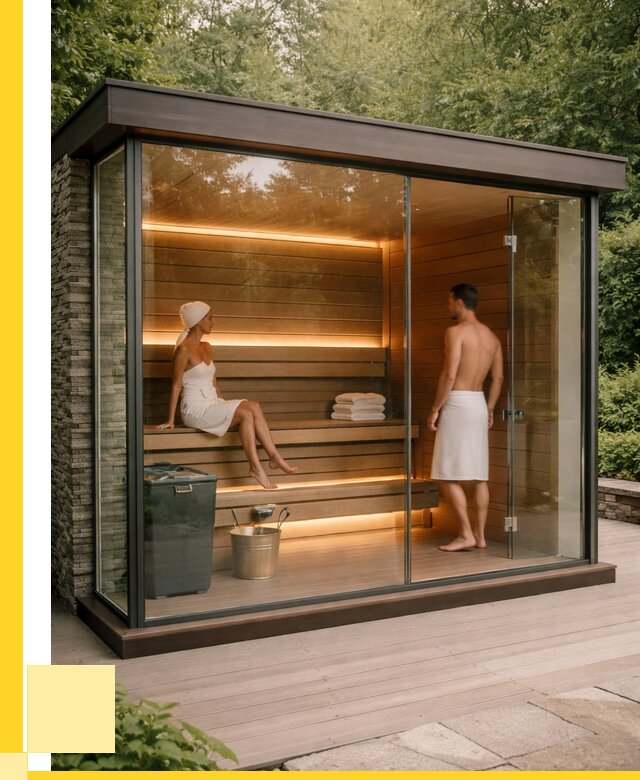 Сауна стеклянная и двери для сауны в Тайшете от 259625 р. | ЭриданТшт