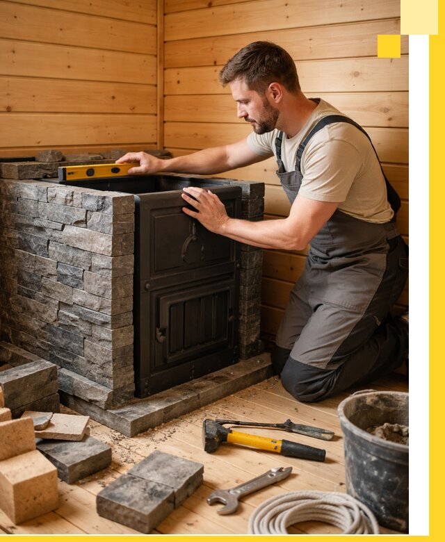 Производство и установка печей для саун под ключ в Тайшете