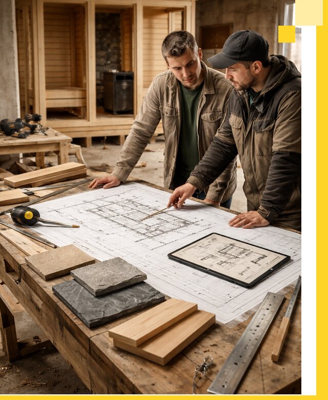 Проекты бань под ключ и планы строительства в Тайшете