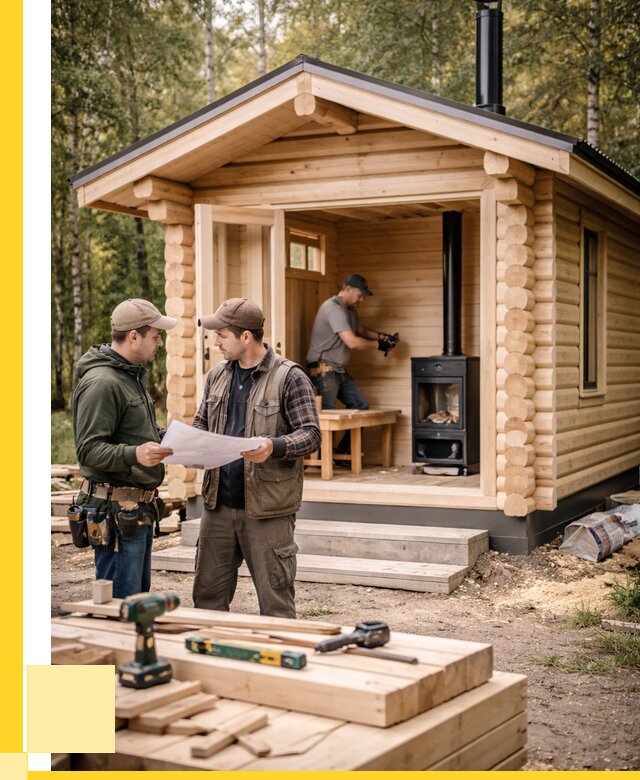 Монтаж бань под ключ в Тайшете — от 207700 р. | ЭриданТшт